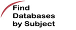 Find Databases by Subject link to databases by subject